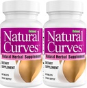 Natural Breast Enhancement Pills with Saw Palmetto Woman Support - 2 Pack