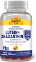 Country Life Lutein Gummies with Lutemax 2020, 60 Ct, Chewable Natural Eye Support Supplement, Marigold Lutein, Zeaxanthin, Eye Health &amp; Macular Support, Non-GMO, Natural Fruit Pectin, Vegan