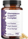 Suplementos de la menopausia para las mujeres calientes Flashes " Night Sweats ← Equilibrio hormonal, Alivio de la menopausia para las mujeres " Perimenopause Support  with Black Cohosh, DIM " Red Clover ← 60 Ct (2 Month Supply)