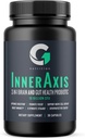 InnerAxis 2-en-1 Brain and Gut Health Probiotic, 10 Billion CFU, 8 Strains Symbiotic para Gut, Psychobiotic, Mood and Brain Support, Acidophilus Probiotic for Women and Men, 30 Servings