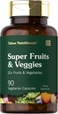 Tahoe Nutricionales Super Frutas y Veggies Capsules ← 90 Cuenta ← Vegetariano, No GMO y Gluten Suplemento Gratis