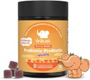 Tummy Buddy Kids Probiotic Gummies 3 en 1 Probiotics Prebiotic ' Postbiotic for Digestive Health & Immune Support for Kids – Vegan, Gluten and Allergen Free