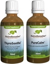 Remedios nativos ThyroSoothe y PureCalm ComboPack