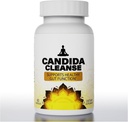 Candida Cleanse- Gut " Colon Support, Probiótico avanzado " Fórmula Herbal