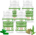 Bakuchi (Bavachi, Babchi) (Psoralea Corylifolia) Cápsulas ← Potencia más alta, 100% Natural Product ← Hecho con Natural Bakuchi Seed  durable Pack de 4 x 60 x 500 mg. Veg. Capsules (4)