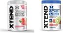 XTEND Original BCAA Powder Watermelon Explosion " Sport BCAA Powder Strawberry Kiwi Splash - Electrolyte Powder for Recovery " Hydration with Amino Acids - 30 Servings