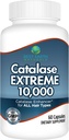 Mejores Naturales de la Tierra Catalase Extreme Suplemento 10,000 con Saw Palmetto, Biotin, Fo-Ti, PABA - Suplementos para el cabello fuerte - 60 cápsulas (30-Day Supply)