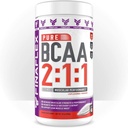 FINAFLEX Pure BCAA 2:1:1, Desarrollado - 14.1 oz - promueve la fuerza, la recuperación y el rendimiento - con 2:1 Relación de Leucine, Isoleucine &amp; Valine + Vitamina C - 80 Servimientos