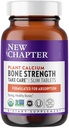 Nuevo capítulo Suplemento de calcio â €“ Bone Strength Planta orgánica Calcio con vitamina K2 + D3 + Magnesio, Vegetariano, Gluten Gratis - 120 conteo (40 días de suministro)