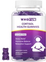 Cortisol Suplemento Gummies for Women, Cortisol Bajo con Phosphatidylserine Ashwagandha Magnesium, Stress Relief, Vegan Sugar Gratis, 60 Conde