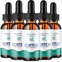 (Oficial) Cortexi Tinnitus Tratamiento Asistencia auditiva con cromo, semilla de uva, astragalus, raíz de Maca - Cortexi Apoyo auditivo gotas Suplemento Cortexi Tinnitus Tratamiento para los oídos de anillo (10oz)