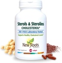 NUEVAS ROOTS HERBAL Planta Sterols y Sterolins Suplemento con Flaxseed Orgánica Stanols o Phytosterols para Cholesterol Apoyo con Fuente de Omega-3s (120 Softgels)