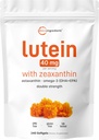 Micro Ingredientes Lutein " Zeaxanthin 40mg Softgels, 240 Cuenta, con Astaxanthin, Omega-3s, " Phospholipids ANTE Ojo + Visión Salud Vitaminas Silenciosos Tercera Parte Tested, No GMO, Gluten Gratis