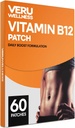 Veru Wellness B12 Energy Patch, Natural Patch B12, Garcinia - Auto Adhesivo Time Release Patch (60 Days)