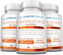 Ciencia Aprobada Ashwagandha 1500mg con Bioperine® y Ginger- Boost Mood & Energy - 60 cápsulas de amistad vegana (3 botellas)