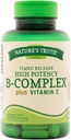 La verdad de la naturaleza B-Complex Plus Tiempo de vitamina C, 100 Cuenta (Pack of 3)