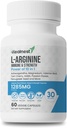 L-Arginine Capsules - 1285MG Blend of Ashwagandha, L-Theanine, Magnesium, GABA, Zinc " Tart Cherry – Muscle Recovery, Stress Relief, Mood Support – Non-GMO, 60 Veggie Capsules Para Hombres Y Mujeres