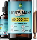Lions Mane Supplement - Daily Mushroom Supplement for Memory, Focus & Clarity - Brain Booster - Lions Mane Tincture for Natural Immune Support - Vegan, Organic - 2 Fl oz