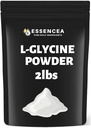 L-Glycine Powder 2lb Pure Bulk Ingredients ← 100% L-Glycine ← Premium Quality Supplement (32 Ounces) [Packaging May Vary]