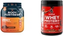 Fortaleza del cuerpo 100% Whey Protein Powder Chocolate 1.78lbs & Six Star Whey Protein Plus Chocolate Whey Isolate Protein Powder 1.8 lbs