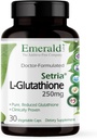 EMERALD LABS Setria L-Glutathione - Suplemento Glutathione potente - Ofertas Liver &amp; Immunity Support* - Gluten-Free - 30 cápsulas vegetales