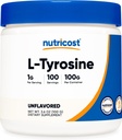 Nutricost L-Tyrosine Powder 100 Grams (100 Servings) - 1G por Serving