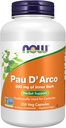 AHORA Suplementos, Pau D'Arco (Tabebuia heptaphylla) 500 mg, Herbal Support, 250 Veg Capsules