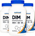 Nutricost DIM (Diindolylmetano) 300mg, 120 cápsulas con BioPerine (3 botellas)