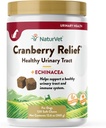 NaturVet – Cranberry Relief Plus Echinacea – Ayuda a apoyar un saludable sistema de tractos urinarios – 120 cerdas suaves
