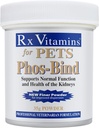 Vitaminas Rx Phos-Bind - Apoyo al riñón Suplemento Polvo - Phosphate Binder for Cats & Dogs for Kidney Health - Supports Normal Kidney Cleanse and Essential Kidney Care - 35g