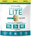 Designer Wellness, Designer Lite, Low Calorie Natural Protein, Prebiotic Fiber, Key Vitamins & Minerals, Vanilla Cupcake, 25.6 onzas