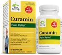 Terry Naturalmente Curamin - Suplemento de Curcumin para Circulación " Apoyo endorfina - Apoyo para el trastorno ocasional - Ayudas Musculos saludables - 60 cápsulas