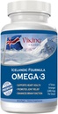 Icelandic Fourmula Quadruple Strength Omega-3 Fish Oil 3000mg High DHA & EPA 90 Softgels