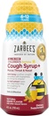 Zarbee's Children's Daytime All-in-One Honey Cough Syrup + Mucus, Throat &amp; Nasal for Kids 6-12 + Dark Honey, Ivy Leaf Extract, Zinc Turmeric Root, &amp; B-Vitamins, Drug-Free, Grape, 4 fl oz