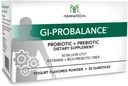 Mannatech Prebióticos y Probióticos, 30 Slimsticks, Yogurt Flavor, GI-ProBalance w/MannaBiotic Blend, Pre y Probióticos Polvo para Gut Health, w / 8 Strains, Rich Prebiotic Fiber & 50 Billion CFU
