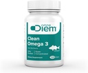 Omne Diem Clean Omega 3 – 1020mg, 120 softgel Capsules – Fish Oil Suplemento dietético con ácidos grasos Omega-3: EPA &amp; DHA