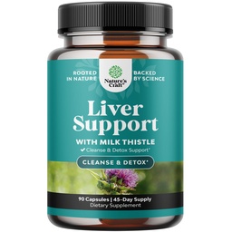 Natures Craft Liver Cleanse Detox " Repair - Herbal Liver Support Milk Thistle Supplement - Silymarin Milk Thistle Supplements with Dandelion Root, Choline, Beetroot & Artichoke Extract - 90 Count