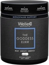 WelleCo The Goddess Elixir, Menopause Supplement for Women with Vitex, Red Clover & B Vitaminas, Supports Hormone Balance, Night Sweats & Hot Flashes Relief, 60 cápsulas