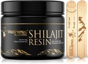 Shilajit Resin with Fulvic Acid and Trace Minerals - Gold Grade Pure Himalayan Shilajit for Hombre - Chilajit from Gilgit Packed with 85+ Minerals, Metabolism and Immune Support - 60g