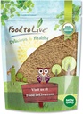 Comida para vivir - Camu ecológico Camu Powder, 4 onzas - Non-GMO, Kosher, Raw, Vegan Superfood, Bulk, No-Irradiated, Puro, Grande para hornear y beber