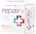 Reparación+ l-glutamina + Fiber 30 Stick Packs Ama tu Gut! Avisae OptimALL Nutrition Repair+ l-glutamina + bebida de fibra