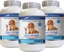 Productos para la respiración mal del perro - Enfermedad del perro Fórmula - Complejo de soporte avanzado - Salud general - coq10 para perros masticable - 3 botellas (180 tabletas)