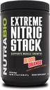 NutraBio Extreme Nitric Stack, Nitric Oxide y Cell Volumizing Formula- 30 Servings (Blood Orange)