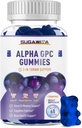 Alpha GPC Choline Gummies 600mg con Phosphatidylserine & Bacopa – 3-in-1 Brain Support for Memory, Focus &amp; Long-Term Cognitive Health – Sugar-Free, Natural Formula, 60 Condes