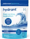 Hydrant - Bulk Hydration Powder, Desflavored, 50 Servings Fast Acting Electrolyte Rehydration Powder - Zero Sugar Flavorless Drink Mix for Daily Use, Travel &amp; Workouts