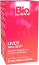 Bio Nutrition Liver Wellness 60 Vegetarian Capsules  Supports Healthy Liver Fuction ¦ Detoxification Support ← Milk Thistle 500 mg ANTE Digestive Health ← Mejores niveles de energía