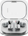 Nada Oír (a) Árbudos inalámbricos, Anulación híbrida 45dB Earbudos, Hi-Res Audio, Advanced Equaliser, Dual Connect, 6 Mics, 42.5H Tiempo de reproducción Áridos Bluetooth inalámbrico, Blanco