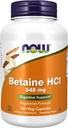 AHORA FOODS Betaine Hcl, 120 Cuenta