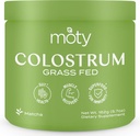 Moty Bovine Colostrum Grass Fed Powder Suplemento para Gut Health, Muscle Recovery, Superfood for Immunity, Gluten Free (60 Servings) - Matcha Flavored