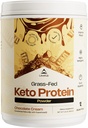 NivelUp WINNER - MEJOR KETO PROTEIN Grass-fed Collagen Protein Powder, C8 MCT Oil, Whey Protein Isolate, Irish Butter, Ketogenic Protein Shake Suplemento (Chocolate Cream)